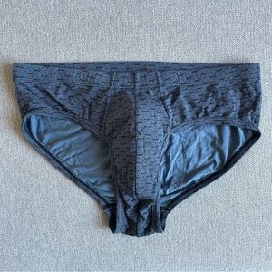 Jockey Men’s Blue Print brief Medium